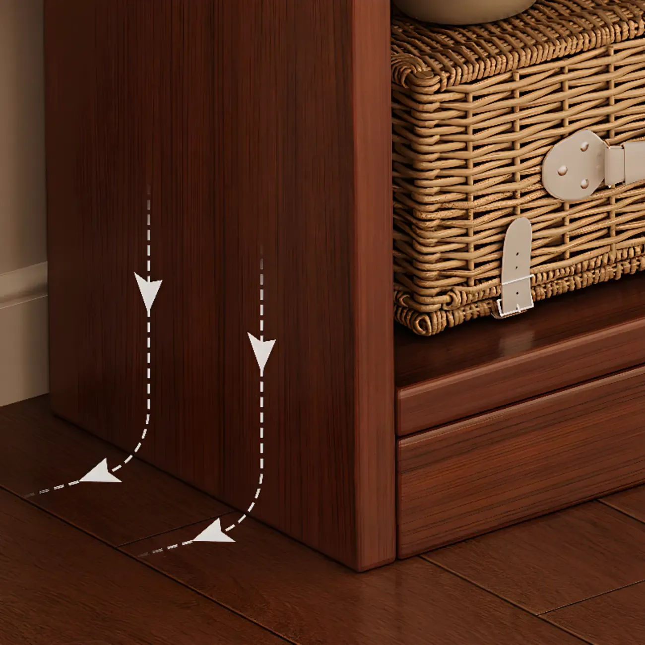 Modern Wooden Compact Bookcase Home Office Shelves