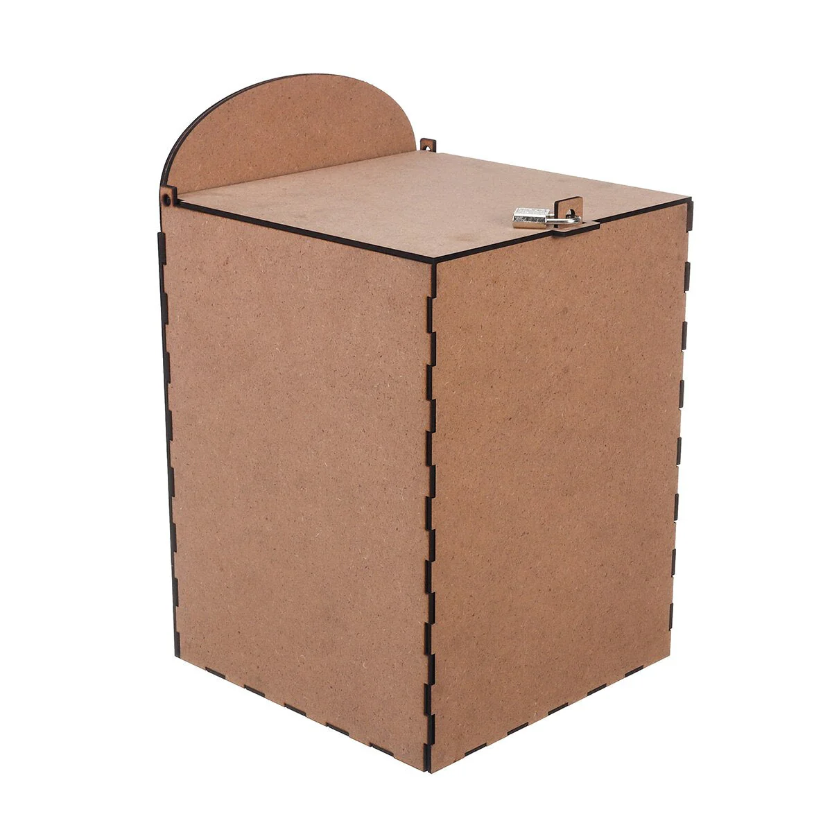 HULIANFU MDF Wedding Card Boxes for Decoration of Celebrations and Events Country Wedding Urn Treasury DIY Gift Card Box with Lock Keys - Deanwangkt