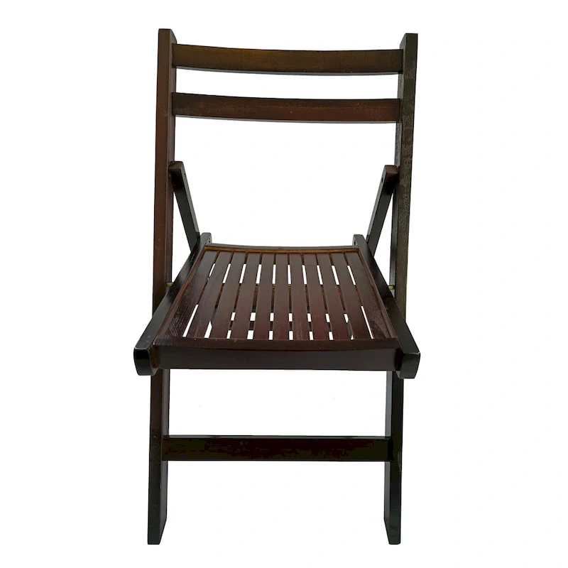 Furniture Slatted Wood Folding Special Event Chair,Set of 4