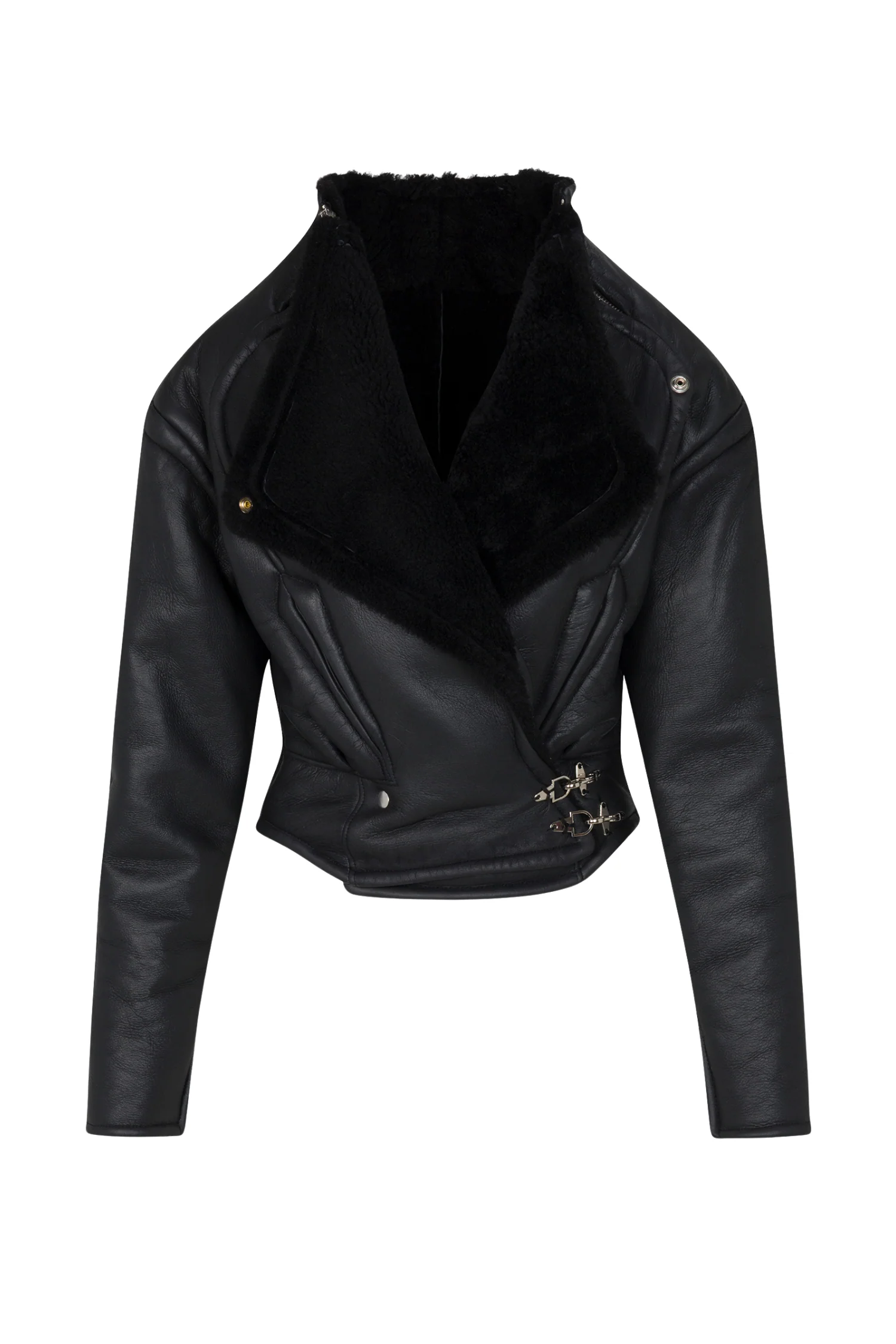 ISIOLA JACKET - BLACK LEATHER