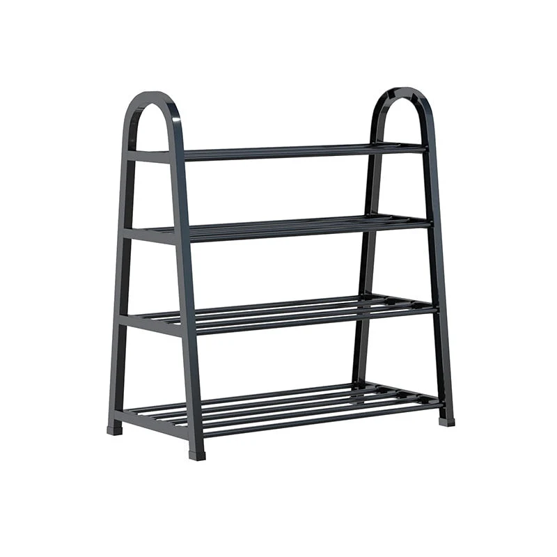 HULIANFU Shoe rack creative light luxury wind dust-proof storage shoe rack dormitory stainless steel - Deanwangkt