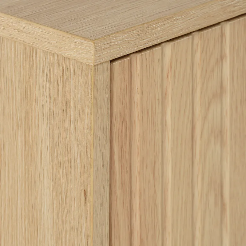 Alexander Fluted Sideboard Cabinet Buffet - 62