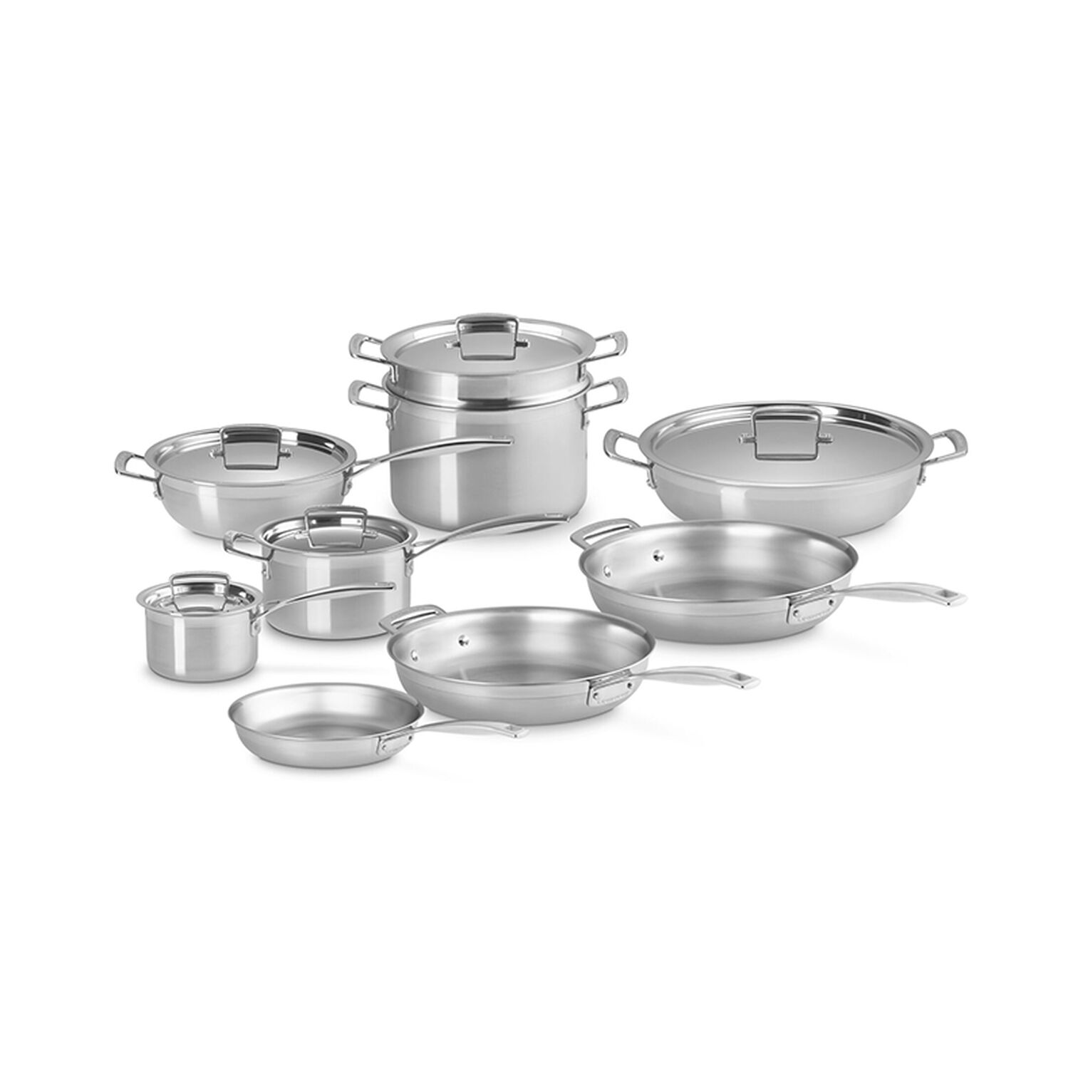 Classic Stainless Steel 14-Piece Cookware Set