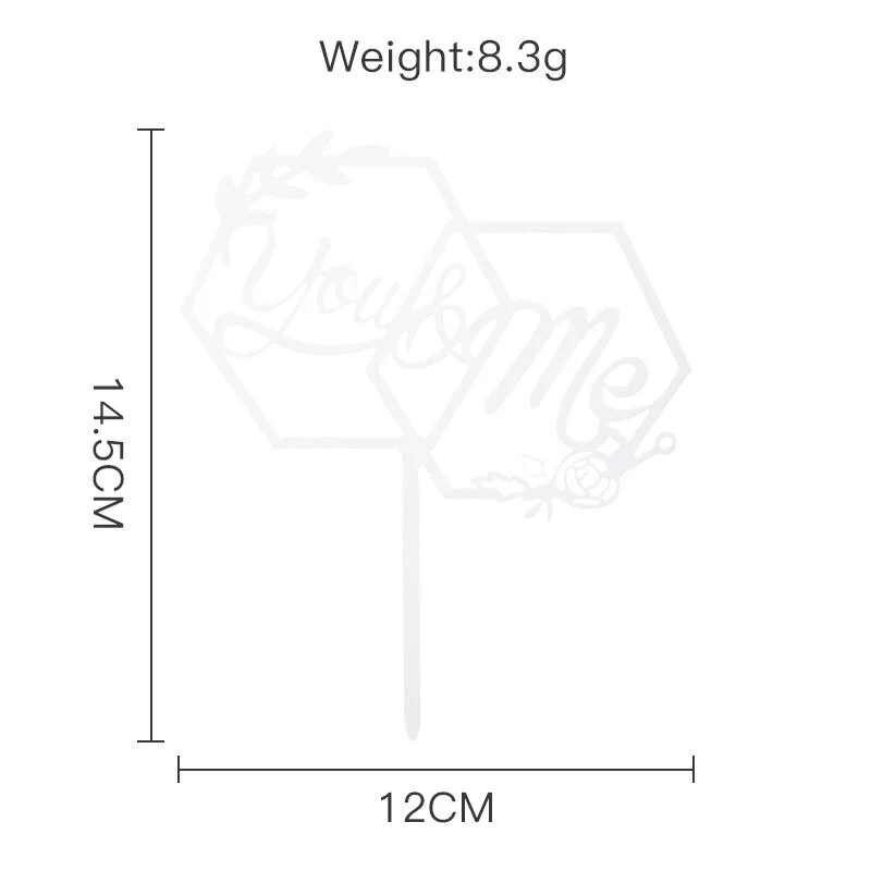 HULIANFU MR&MRS Acrylic Wedding & Engagement Cake Topper Lover Valentine  Day Baking Decoration You&me Anniversary Cake Party Favors - Deanwangkt