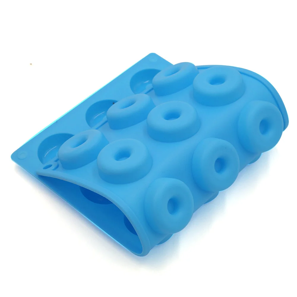 HULIANFU Silicone Donut Mold Baking Pan Non-Stick Baking Pastry Chocolate Cake Dessert DIY Decoration Tools Bagels Muffins Donuts Maker - Deanwangkt