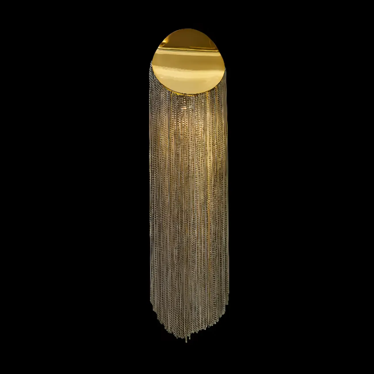 Luxury Metal Wall Light with Ambient Aluminium Shade