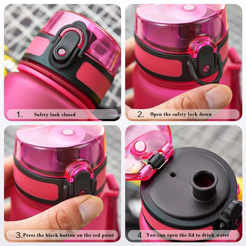 HULIANFU UZSPACE Sport Water Bottle 500/1000ML Portable Leakproof Outdoor Shaker My Bottle Tritan Plastic Eco-Friendly Drinkware BPA Free - Deanwangkt