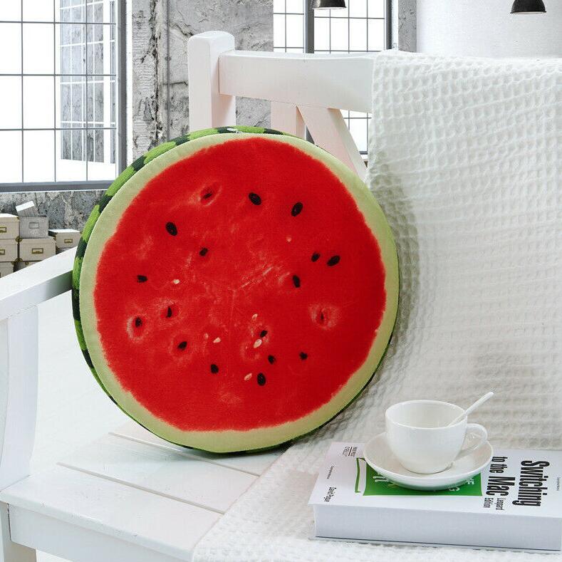 HULIANFU Thicken Fruit Design Round Soft Plush Cushion Tatami Office Chair Cushion Kindergarten Cartoon Cute Seat Pad - Deanwangkt
