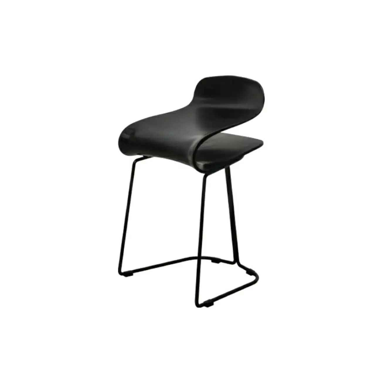 Acrylic Sleek Durable Backless Counter Height Bar Stool