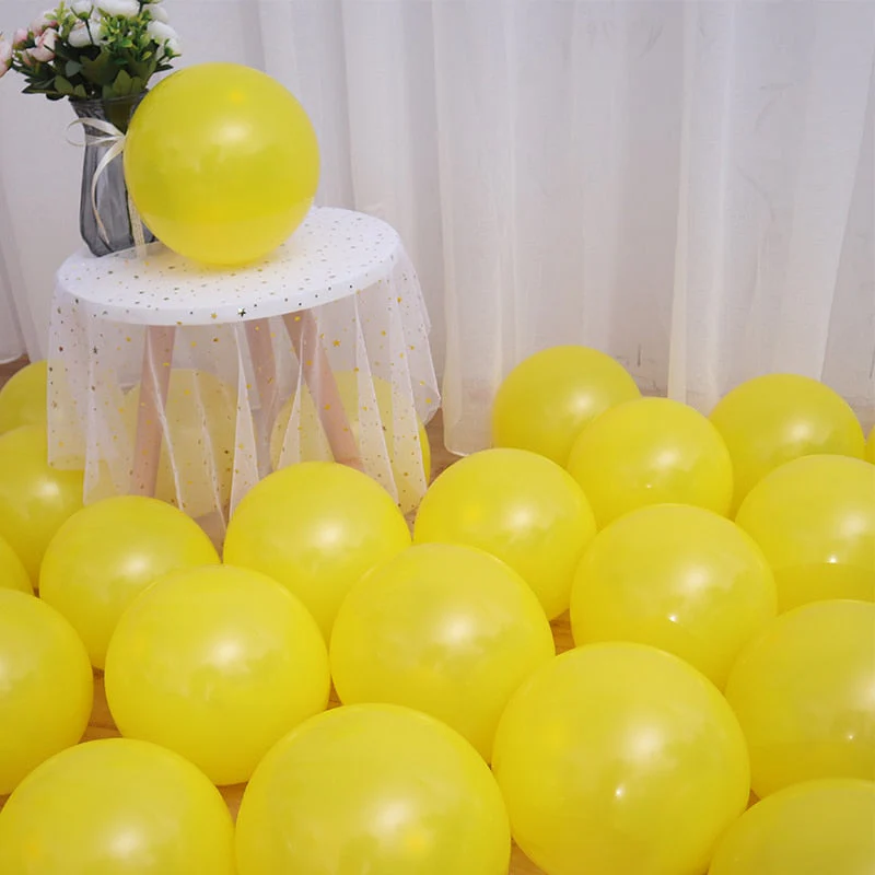 HULIANFU Latex Balloons 10 inch Large Helium Party Balloons for Wedding Birthday Party Supplies Ceremony Decorations 30/50/100 pcs - Deanwangkt