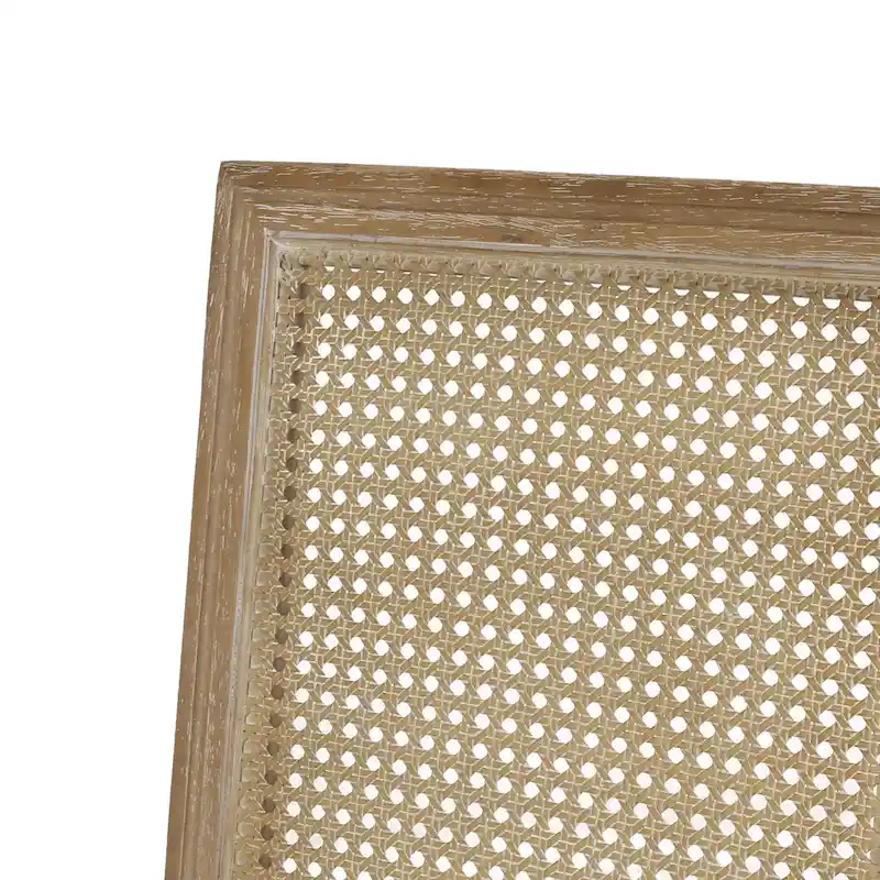 Regina Wood and Cane Upholstered Dining Chair (Set of 4) by Christopher Knight Home