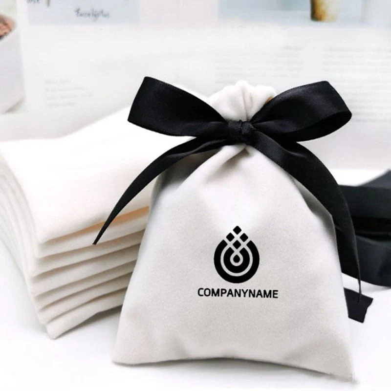 HULIANFU Velvet Gift Bags Jewelry Ribbon Sack 7x9cm 10x12cm 12x15cm pack of 50 Eyelashes Makeup Lipstick Drawstring Pouches - Deanwangkt