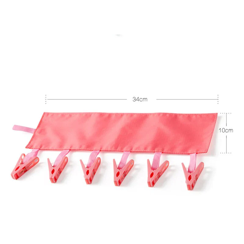 HULIANFU Multifunction Socks Drying Racks Bathroom Rack Traveling Clothespin Travel Portable Folding Cloth Hanger Clips - Deanwangkt