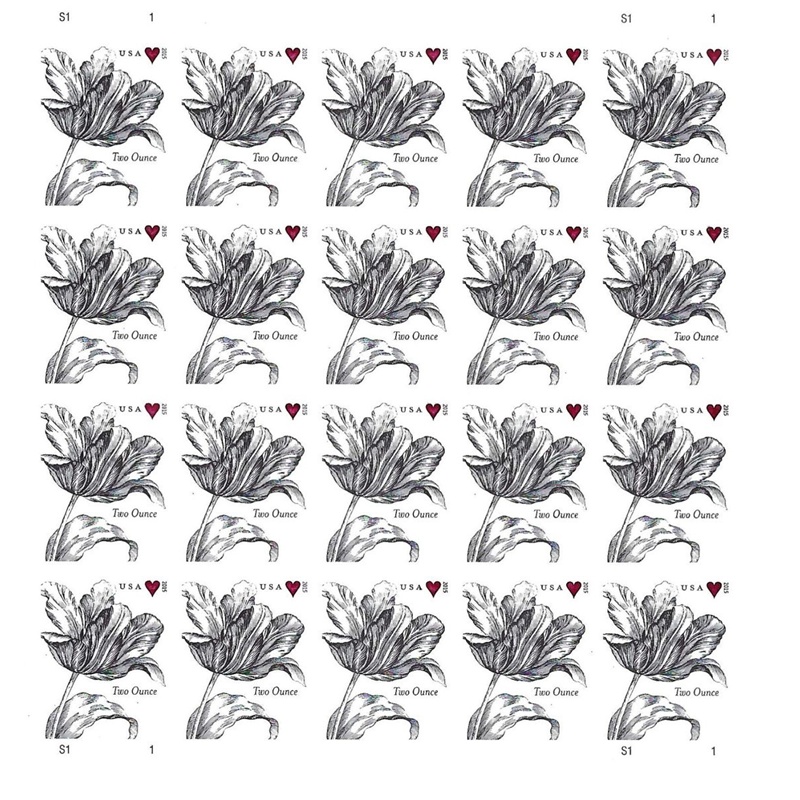 Vintage Tulip 2015, (Sheet of 20) - TWENTYSTAMPS