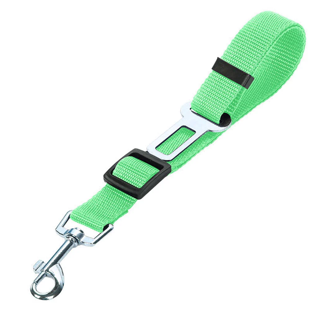 HULIANFU Pet Supplies Car Seat Belt Dog Seat Belt Dog Leash Vehicle Belt Adjustable Cushioning Elastic Reflective Safety Rope for Dog Cat - Deanwangkt