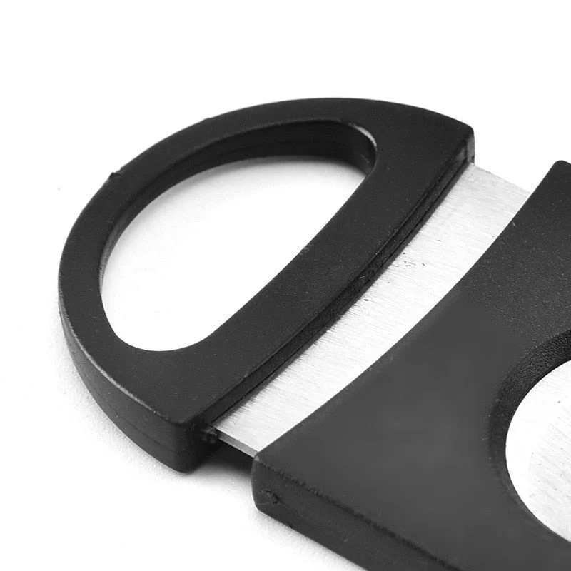 HULIANFU Stainless Steel Cigar Cutter New Metal Classic Guillotine Scissors Gift Portable Smoking Accessories Gifts For Man cool gadgets - Deanwangkt
