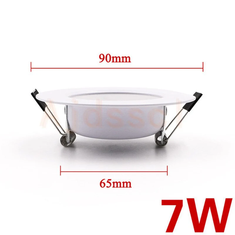 HULIANFU LED Downlight 5W 7W 9W 12W 15W 18W Recessed Round LED Ceiling Lamp AC 220V 230V 240V Indoor Lighting Warm White Cold White - Deanwangkt