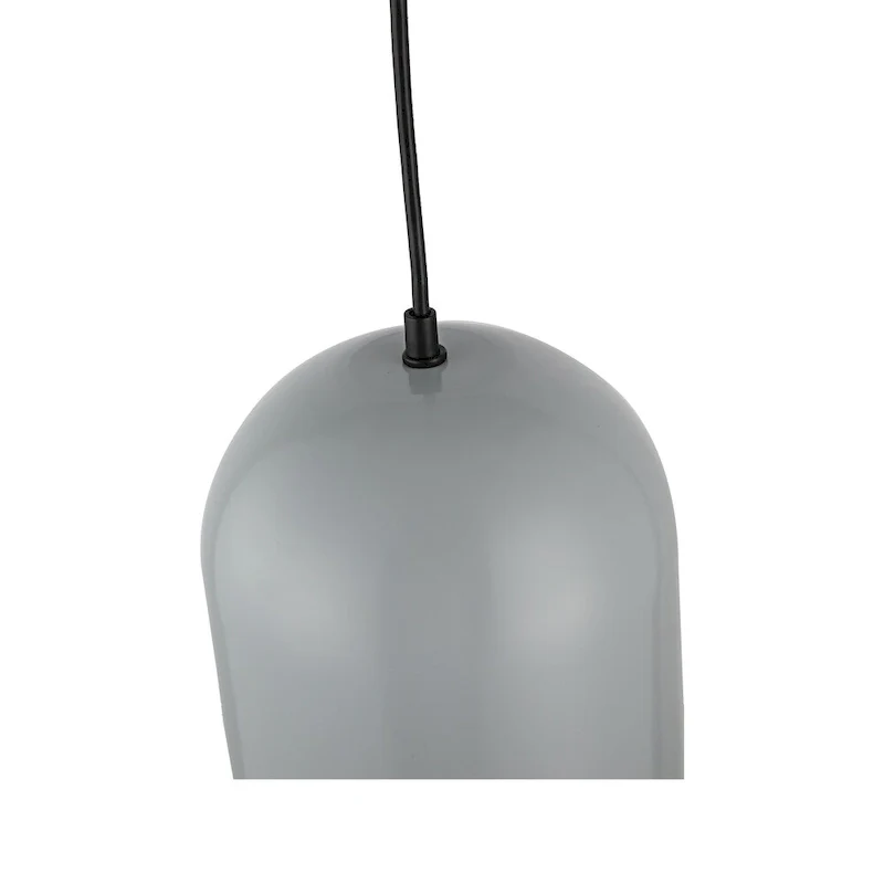 1-light Grey/White Hanging Mini Pendant