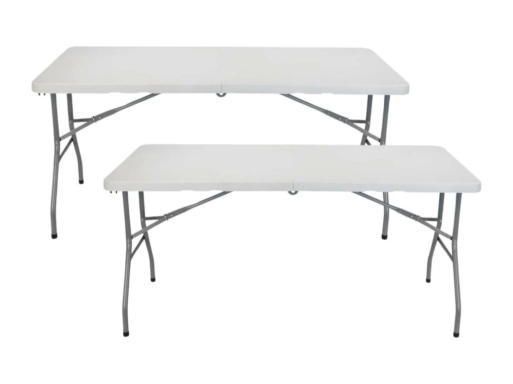 Pack Tables Pliantes - Blanc
