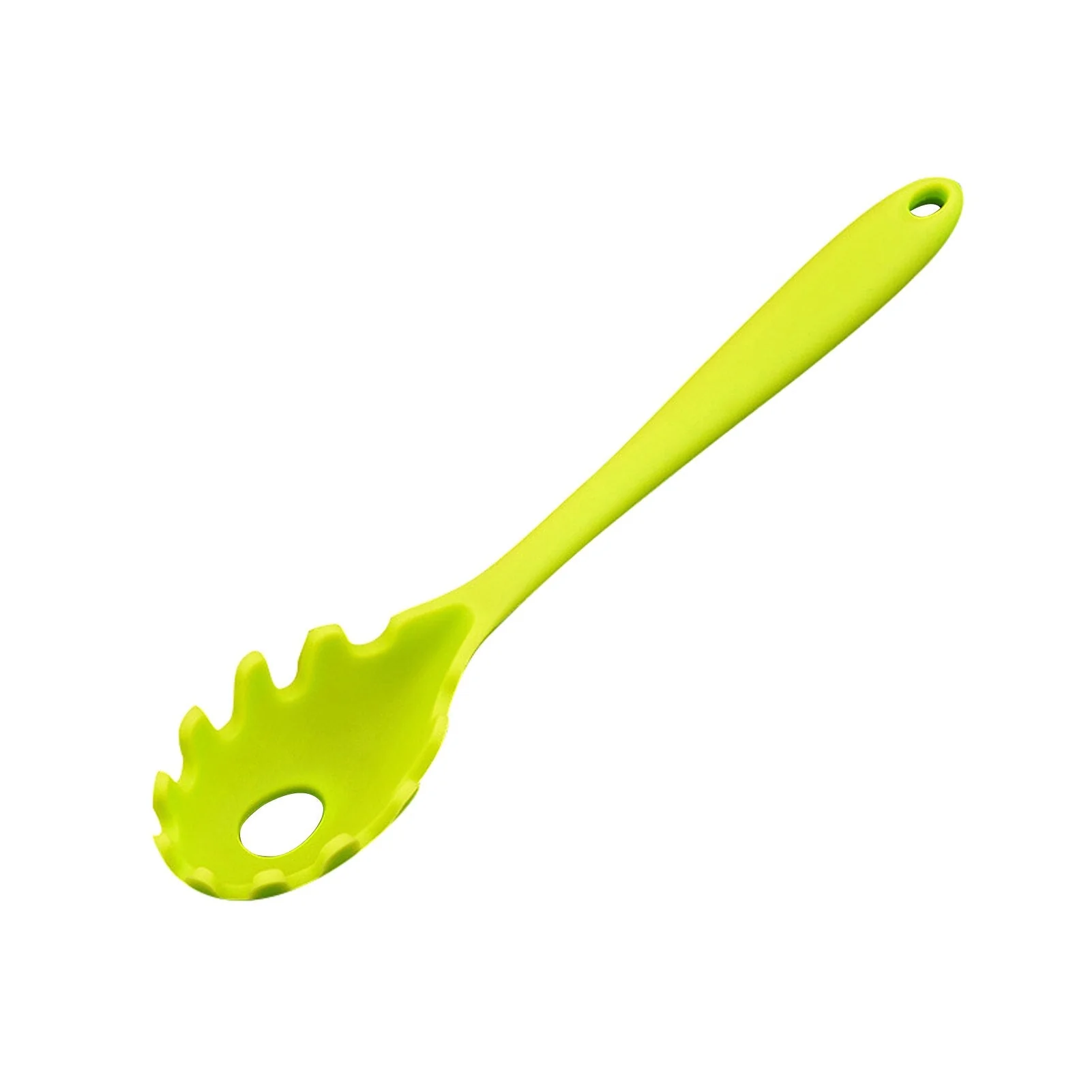 HULIANFU Practical Cooking Tool  Bottom Noodle Multifunctional Spoon Soft Silicone Ergonomic Pasta Fork Home Kitchen Mini Portable - Deanwangkt