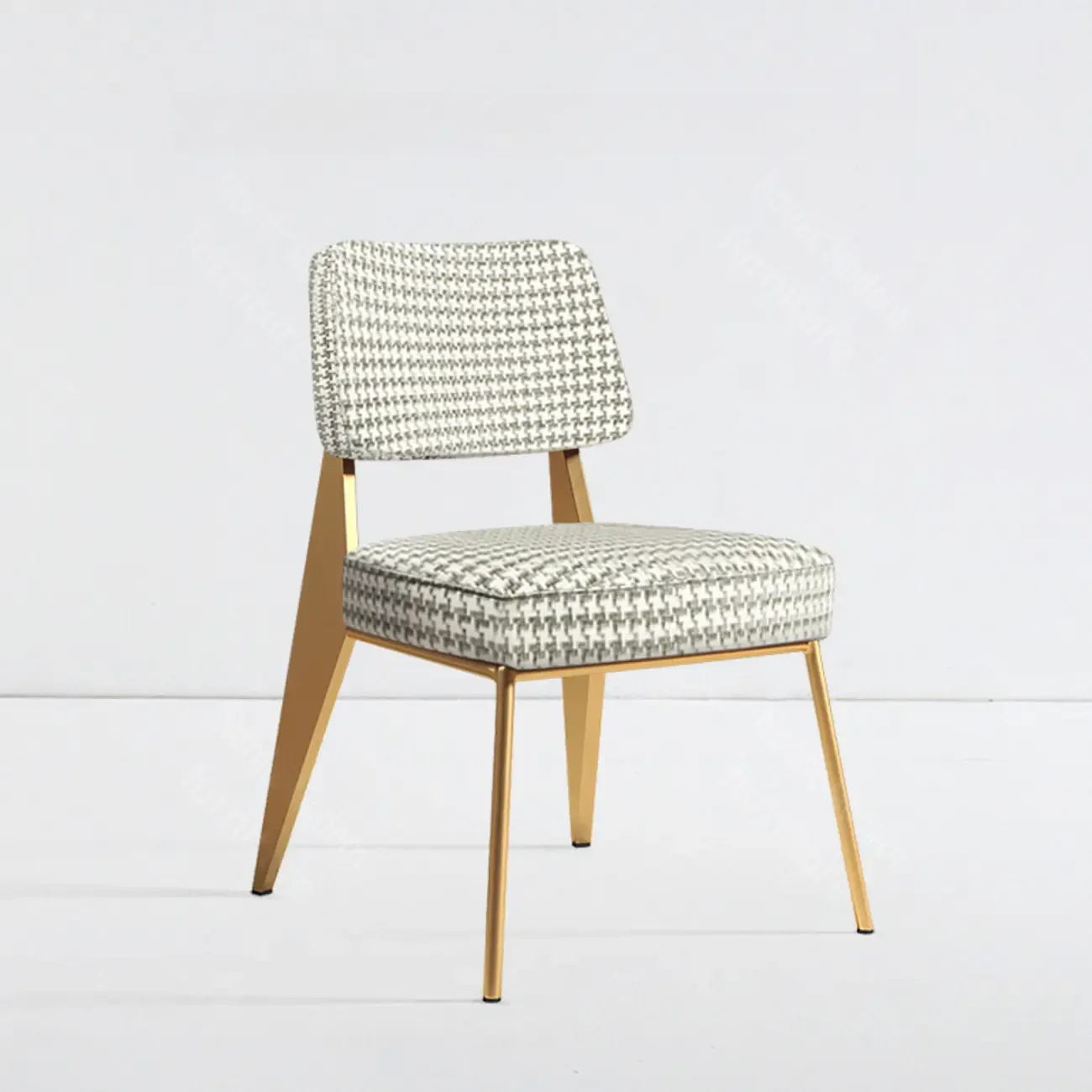 Modern Upholstered Dining Chair with Arm