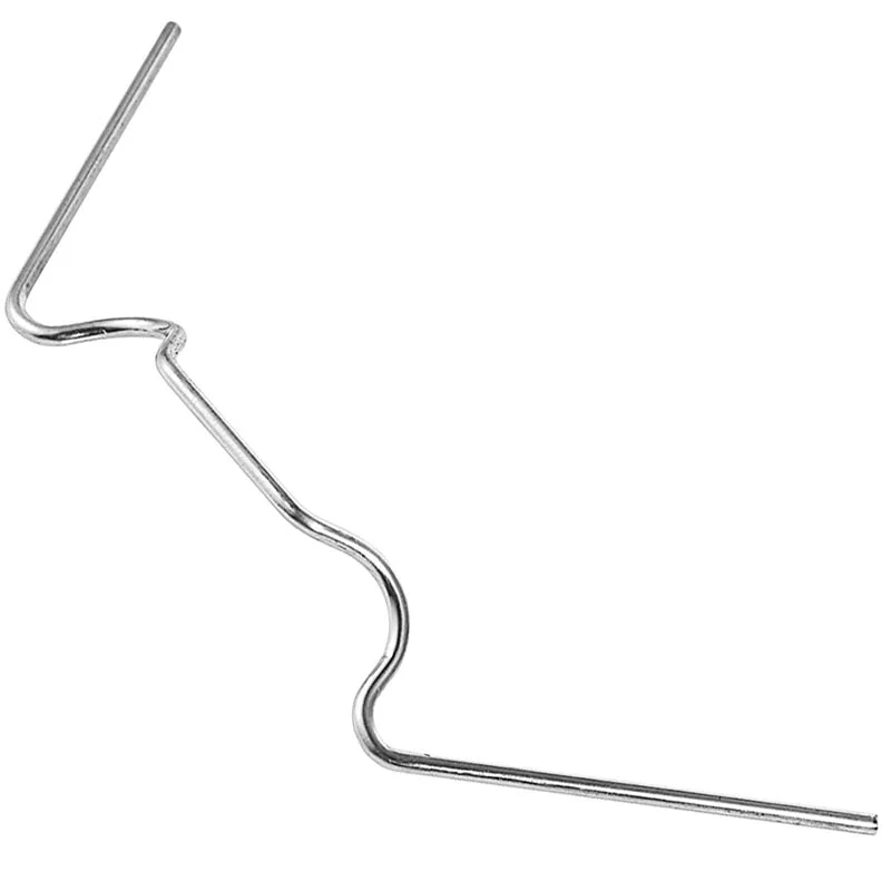 HULIANFU Promotion! 50Pcs Stainless Steel Greenhouse W Clips Spring Wire Glazing Glass Frame Fixing Clamp - Deanwangkt