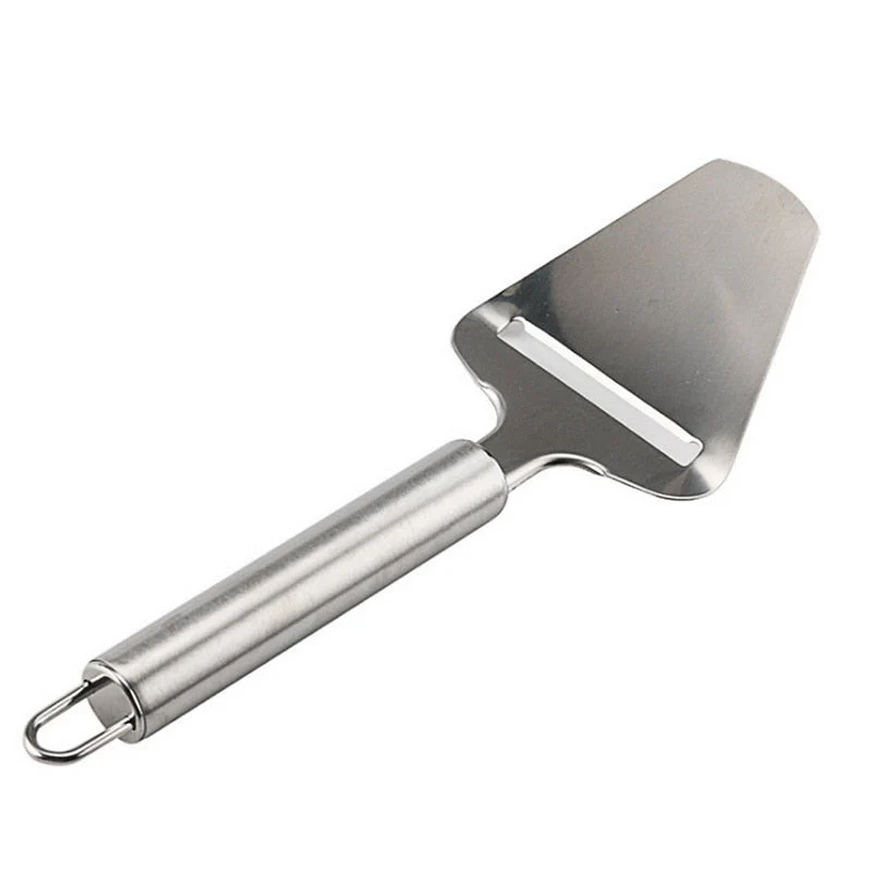 HULIANFU Silver Stainless Steel Cheese Peeler Cheese Slicer Cutter Butter Slice Cutting Knife Kitchen Cooking Cheese Tools - Deanwangkt