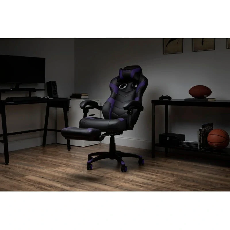 RESPAWN 110 Pro Gaming Chair - Gaming Chair with Footrest, Ergonomic Computer Desk Chair