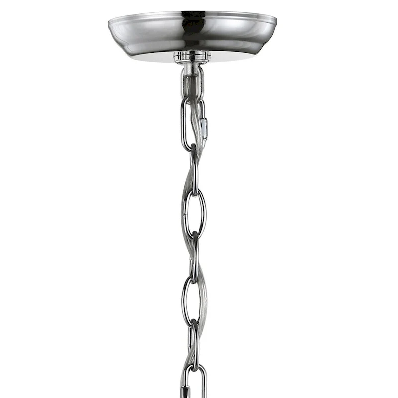 Virginia 14.5  3-light Metal LED Pendant, Chrome by JONATHAN Y