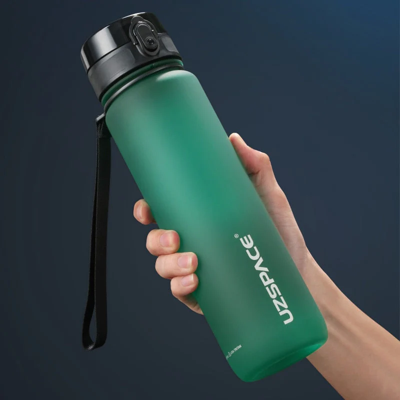HULIANFU UZSPACE Sport Water Bottle 500/1000ML Portable Leakproof Outdoor Shaker My Bottle Tritan Plastic Eco-Friendly Drinkware BPA Free - Deanwangkt