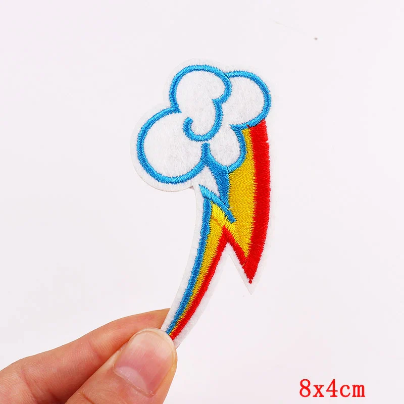 HULIANFU Mushroom Applique Embroidered Patches On Kids Clothes DIY Iron On Patches Cartoon Patches For Clothing Stickers Animal Badges - Deanwangkt
