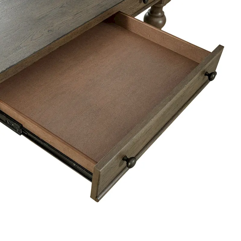 Dusty Taupe Writing Desk