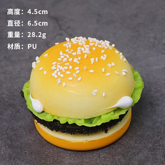 HULIANFU Simulation Fried Chicken Model Food Photo Prop Artificial Hamburger Fake French Fries Cake Funny Toys Fast Food Shop Display Dec - Deanwangkt