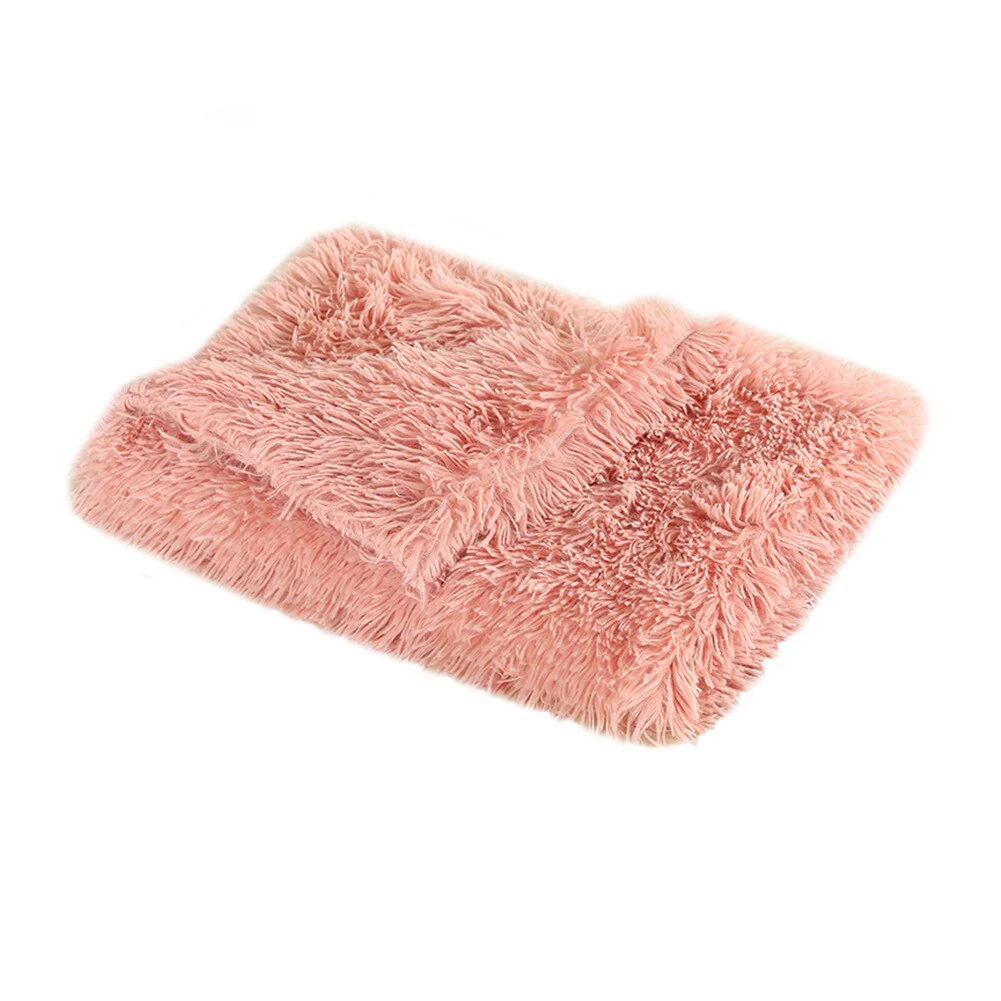 HULIANFU Soft Long Plush Pet Blanket Multi-Use Mat Sofa Cover Comfortable Warming Shag Blankets for Puppy Dog and Cats - Deanwangkt