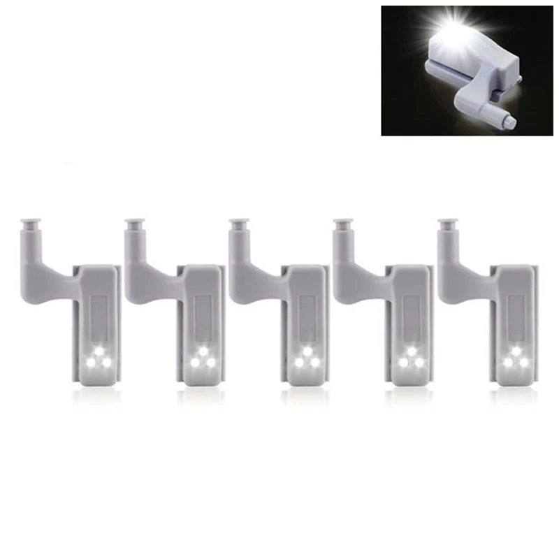 HULIANFU Universal LED Inner Hinge Lamp Cabinet Induction Lights  Wardrobe Cupboard Sensor Lights Bedroom Kitchen Closet Night Lamp - Deanwangkt