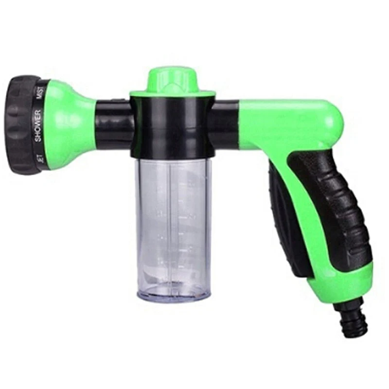 HULIANFU Water Gun Hose Nozzle Car Washer Garden Watering Jet Spray High Pressure Sprinkler Foam Lance Automobiles Cleaning Tool - Deanwangkt
