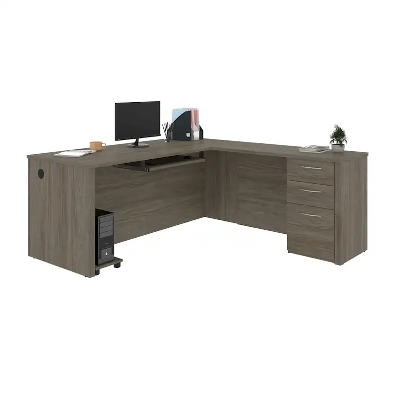 Bestar Embassy 71 inch L-shaped desk