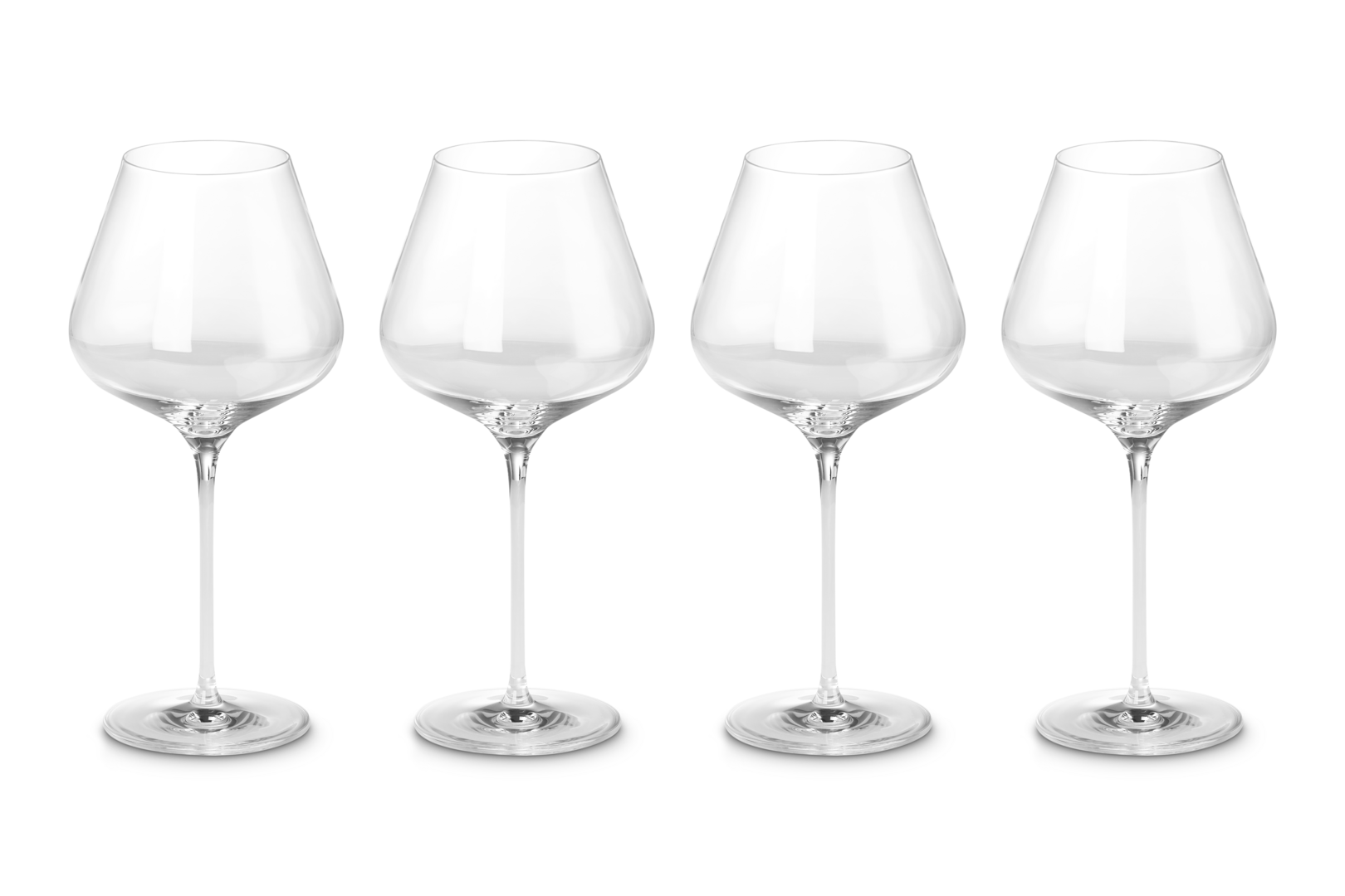 Set of 4 Red Wine Glasses