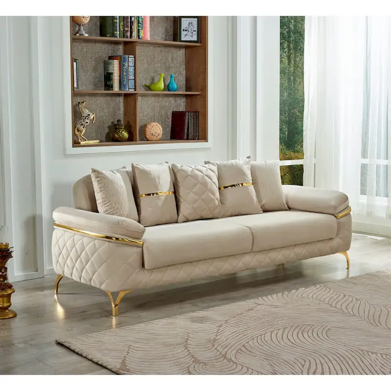 Orlando Convertible Sleeper 3 Seat Modern Comfortable Sofa