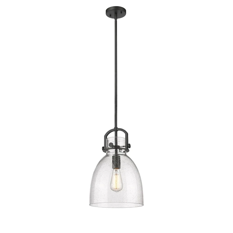 Innovations Lighting Newton Bell - 1 Light 10  Stem Hung Pendant
