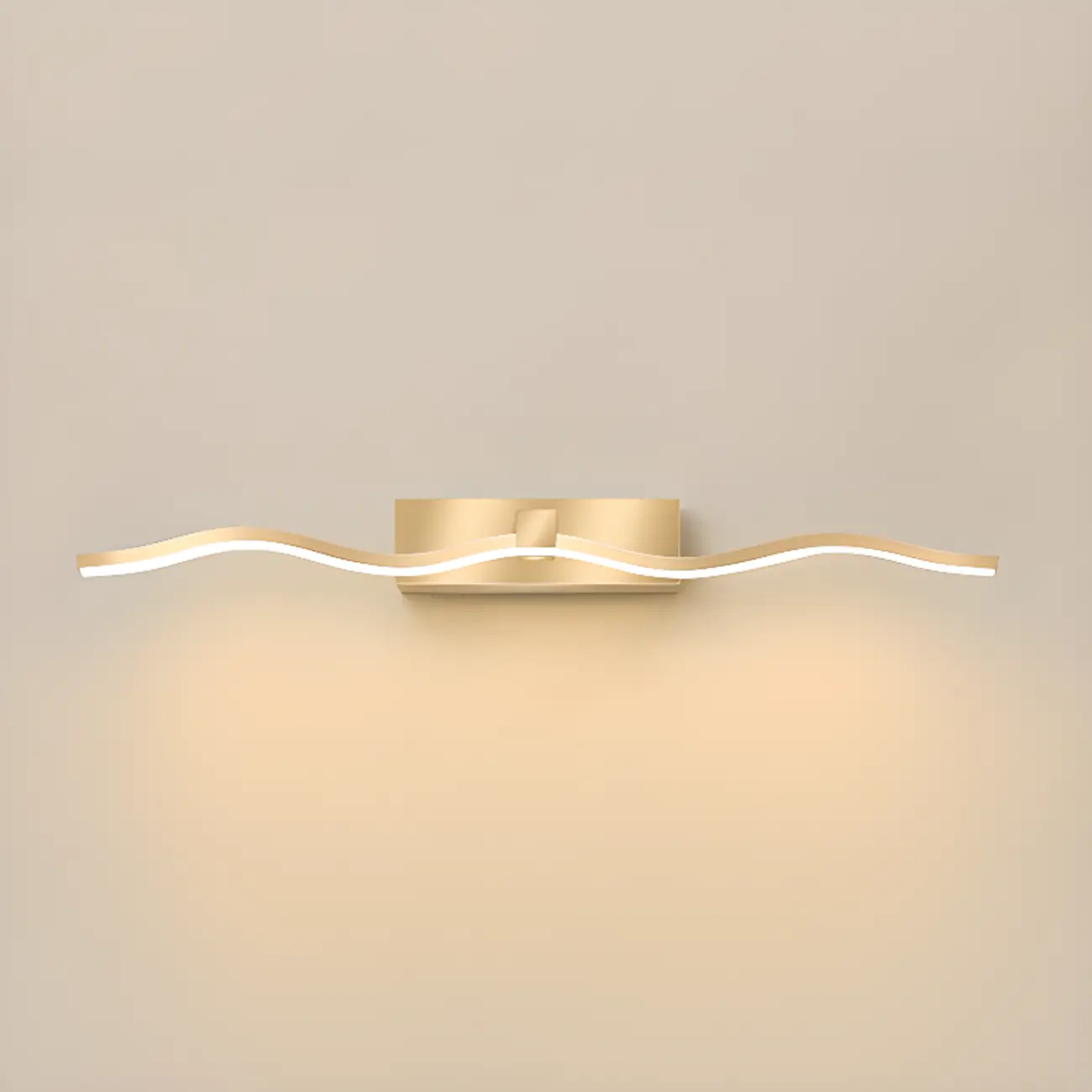 Wall-Mounted Bathroom LED Vanity Light with Silica Gel Shade