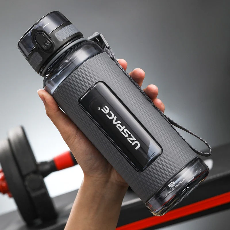 HULIANFU UZSPACE Sports Water Bottles Gym Leak-proof Drop-proof Portable Shaker Outdoor Travel Kettle Plastic Drink Water Bottle BPA Free - Deanwangkt