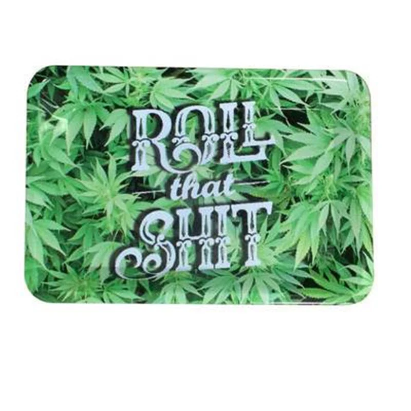 HULIANFU Tobacco Rolling Tray 18*12.5CM Herb Tobacco Tinplate Plate Smoking Accessories Cigarette Rolling Tray For Grinder - Deanwangkt