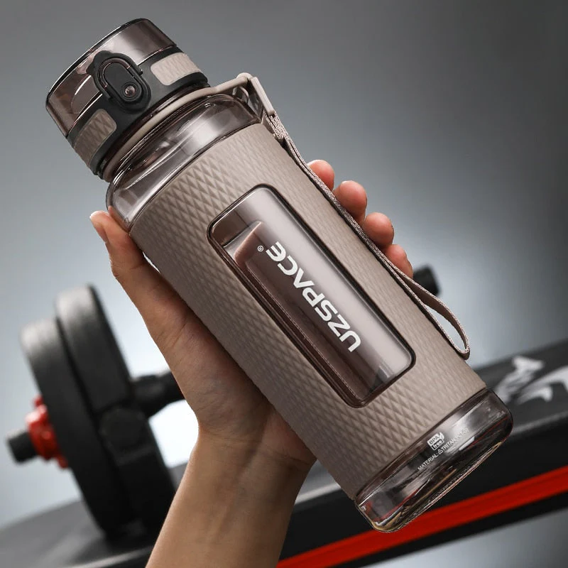 HULIANFU UZSPACE Sports Water Bottles Gym Leak-proof Drop-proof Portable Shaker Outdoor Travel Kettle Plastic Drink Water Bottle BPA Free - Deanwangkt
