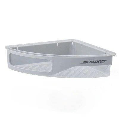 HULIANFU Wall Mounted Bathroom Shelf Shampoo Shower Organizer Punch-Free Bathroom Shelves Storage Rack Drainage Holder Household Items - Deanwangkt