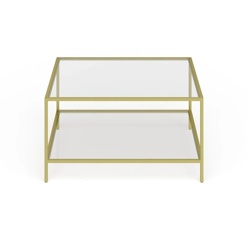 Sivil 32 Square Coffee Table with Shelf
