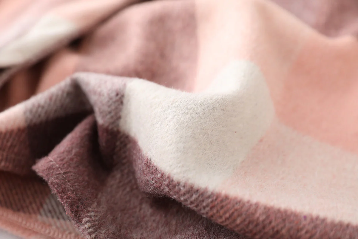 Hulianfu Spring New Women Big Plaid Full Sleeve Thick Warm Woolen Shirt Jacket Winter Oversize Tops Stylish Girl Casual Outwear T0N444T - Deanwangkt