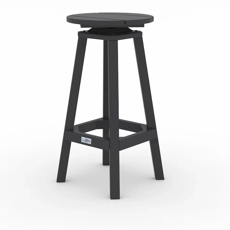 LuXeo Mason Round Swivel Bar Stool (Set of 2) - Set of 2