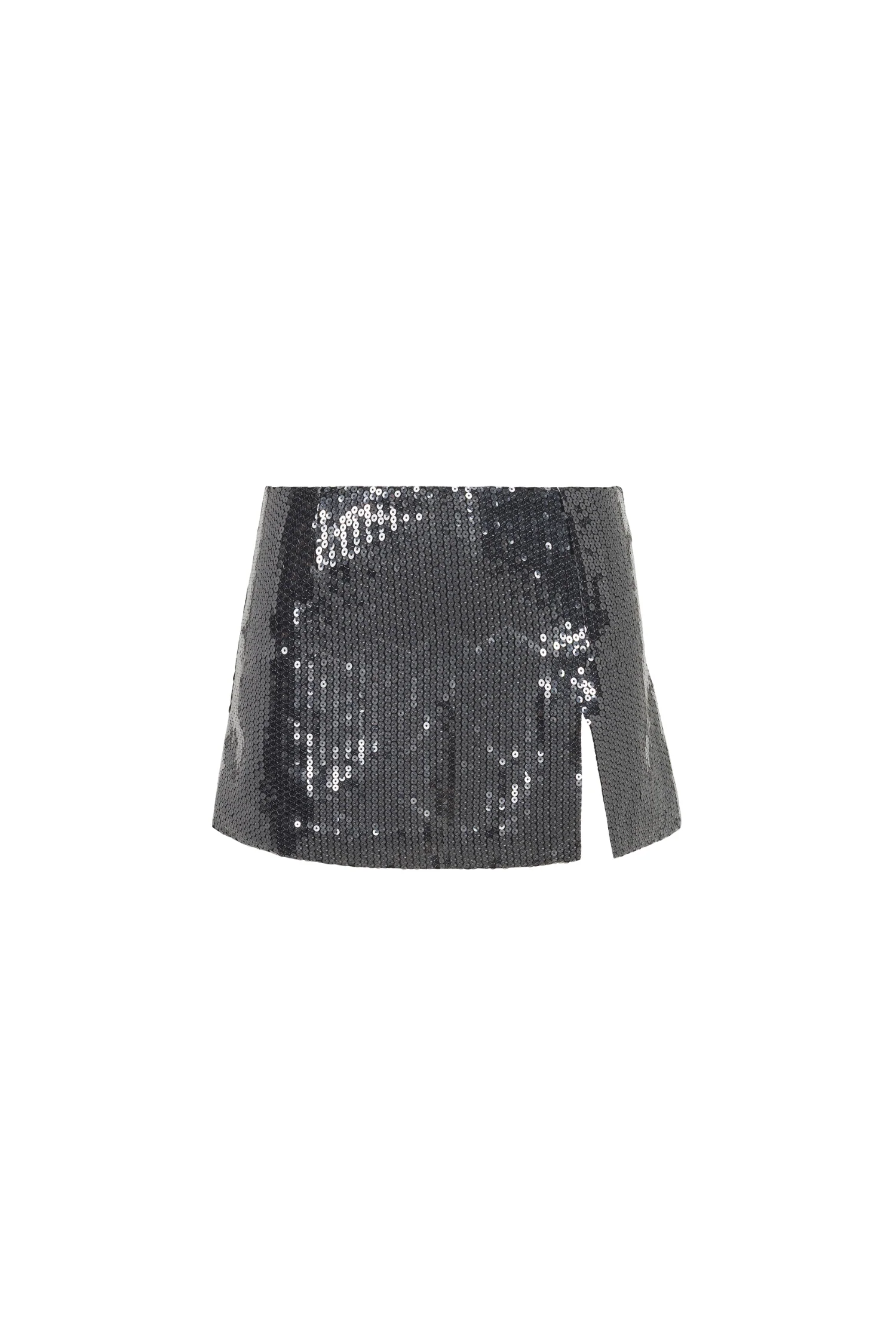 MICRO MINI SKIRT - BLACK SEQUIN