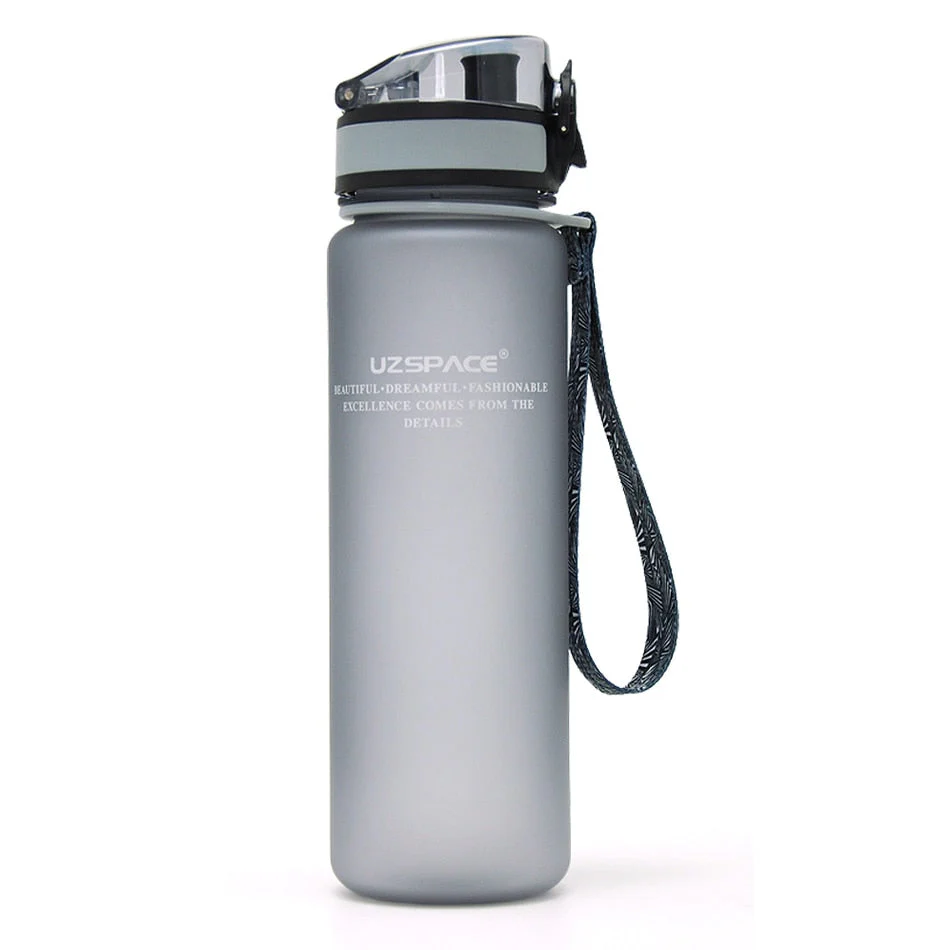 HULIANFU UZSPACE Sport Water Bottle 500/1000ML Portable Leakproof Outdoor Shaker My Bottle Tritan Plastic Eco-Friendly Drinkware BPA Free - Deanwangkt